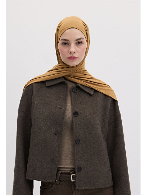 Fresh Scarfs Bambu Penye Şal Camel