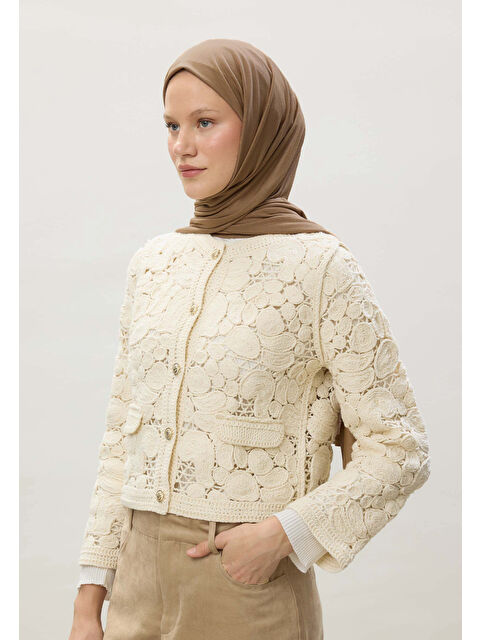 Fresh Scarfs Penye Şal Latte