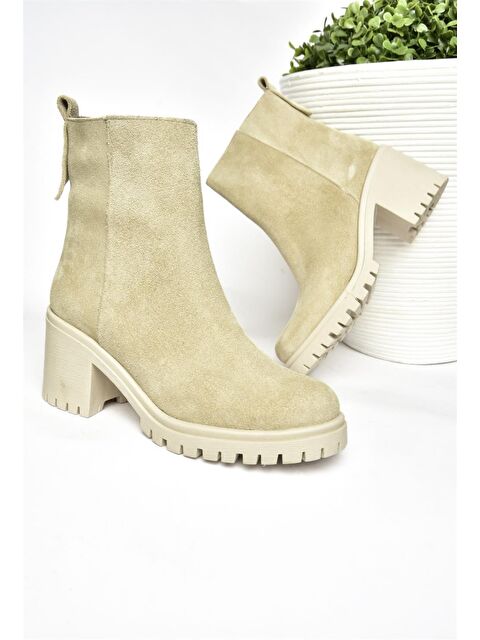 Fox Shoes R6540065 Bej Kadın Bot - S000054526-19928