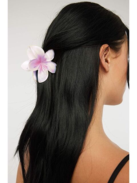 New Obsessions Büyük Hibiscus Lüks Asetat Mandal Toka - S000080565-17878