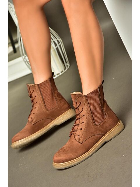 Fox Shoes R3749619 Taba Kadın Bot - S000081333-37454