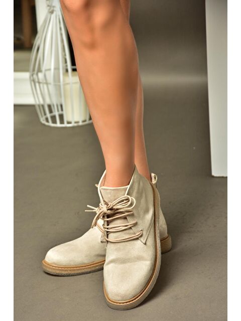 Fox Shoes R3749232 Bej Kadın Bot - S000081345-19928