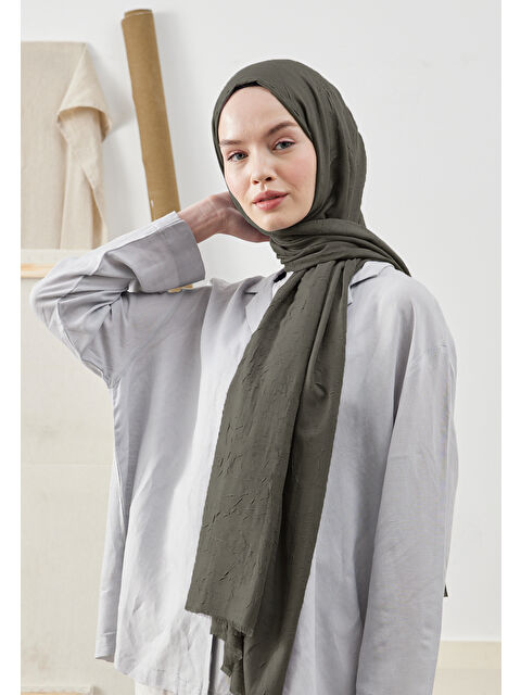 Fresh Scarfs Bambu Şal Antrasit