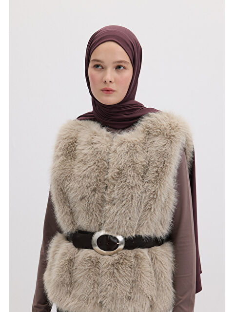 Fresh Scarfs Bambu Penye Şal Erik Çürüğü