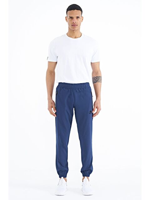 Tommylife İndigo  Basic Cepli Bağcıklı Rahat Form Lastik Paça Erkek Jogger Eşofman Altı - 84826 - S000032270-23093