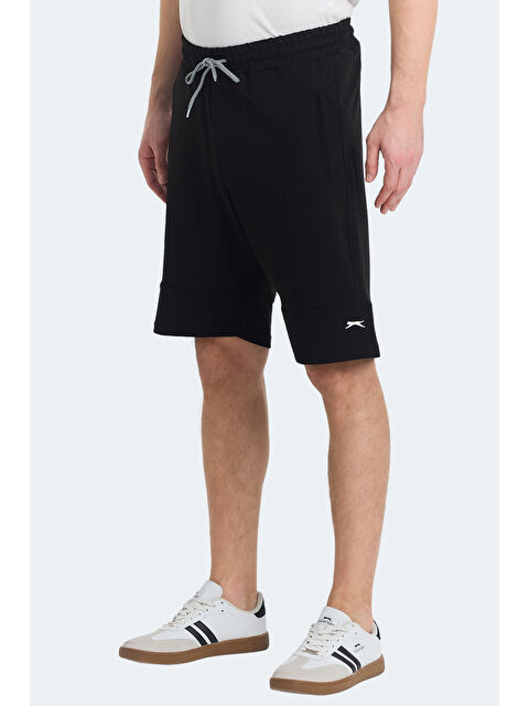 SLAZENGER NORA Erkek Cepli Siyah Şort