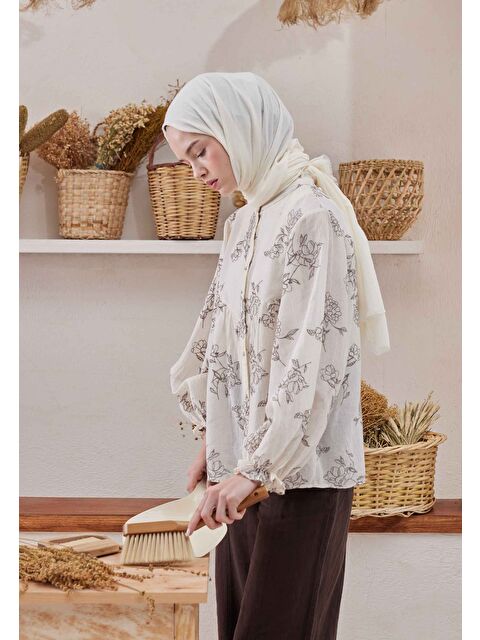 Fresh Scarfs Bambu Şal İnci