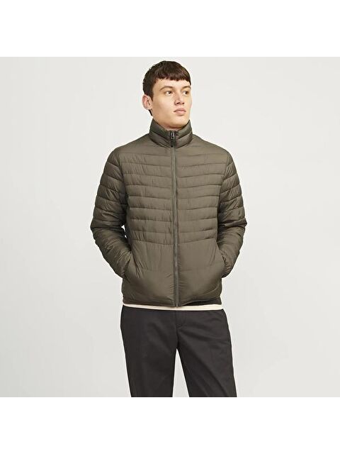 Jack & Jones Jack&Jones State Packable Puffer Colar Erkek Haki Dik Yaka Ceket - S000522341-18547