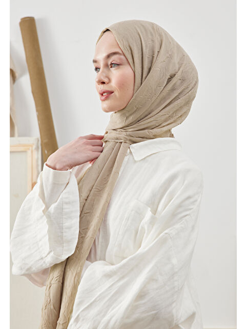 Fresh Scarfs Bambu Şal Tas Rengı