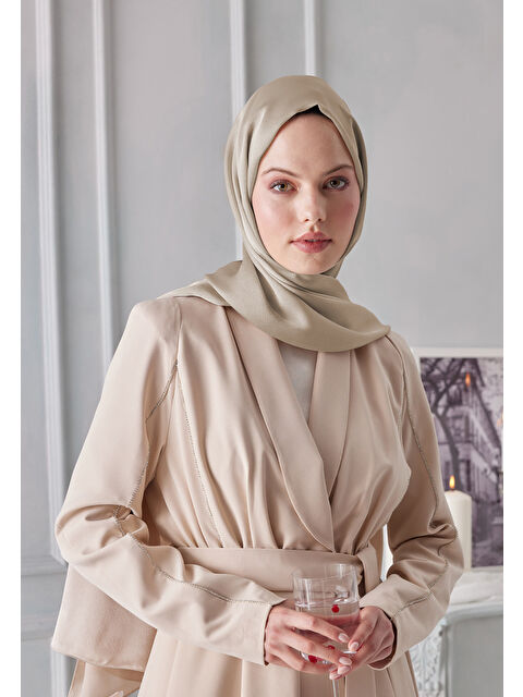 Fresh Scarfs Janjanlı Şal Bej