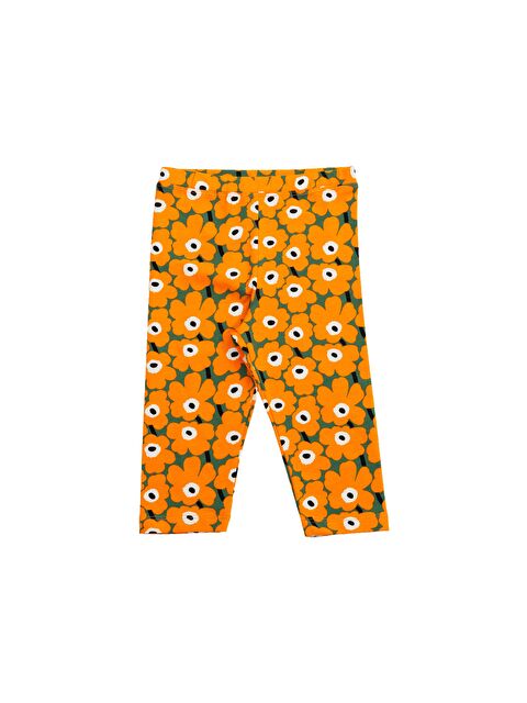 Lovetti Turuncu Kız Çocuk Flower Clouds Desen Kapri - S000081244-20013