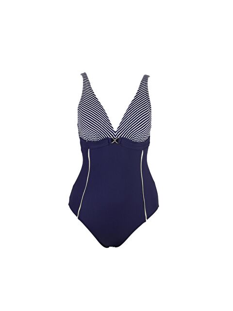 C&City V Yaka Mayo 7498 Lacivert - S000216932-21164