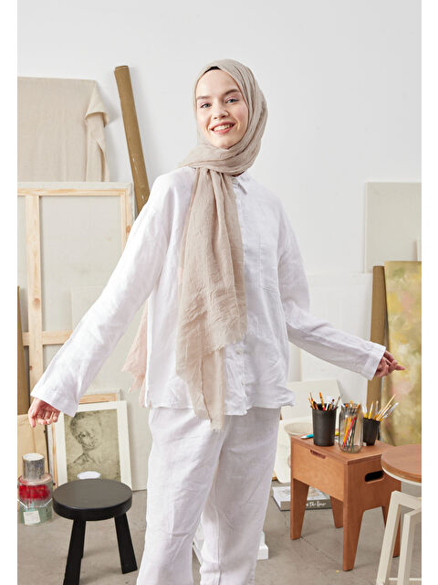 Fresh Scarfs Bambu Şal Nude