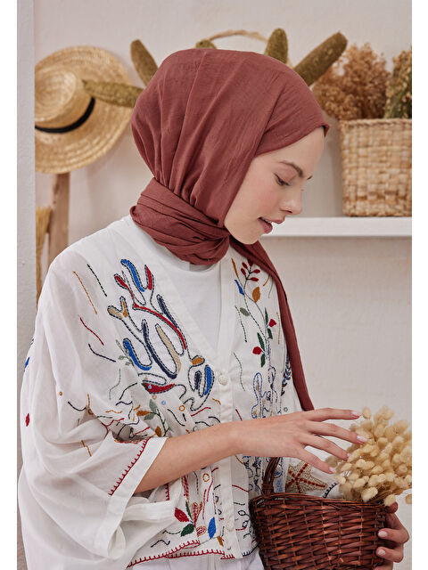 Fresh Scarfs Bambu Şal Bakır