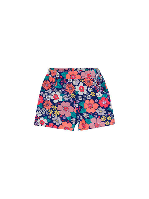 Lovetti Kız Çocuk Neon Garden Desen Cepli Şort - S000326815-23173