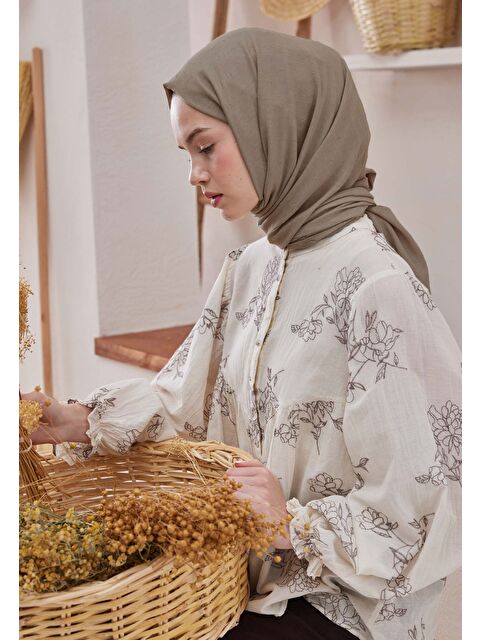 Fresh Scarfs Bambu Şal Koyu Vizon