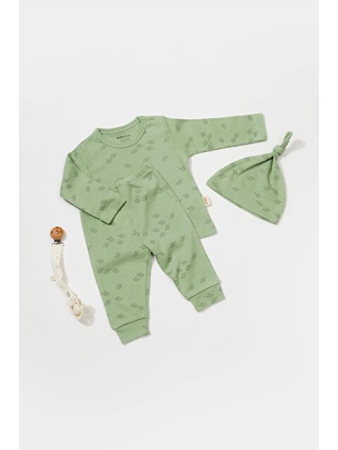 BabyCosy Organic  Organik Modal Fil Baskılı 3 Lü Set csym25503 - S000103175-18194