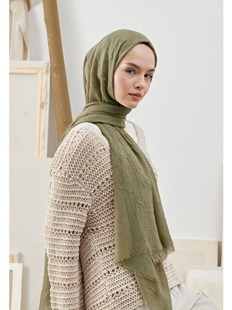 Fresh Scarfs Bambu Şal Haki