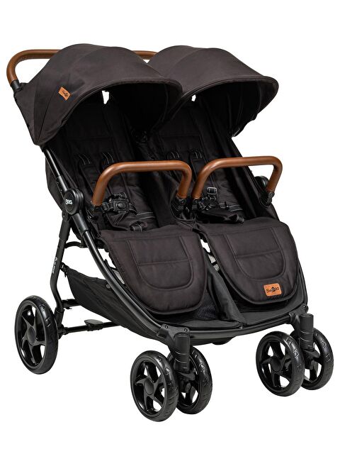 Baby2Go Starling İkiz Puset Bebek Arabası - Siyah Standart - S000388167-19351