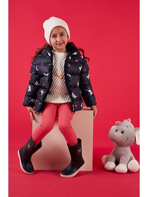 Lela Ekstra Dolgulu İçi Yumuşak Polarlı Kapüşonlu Şişme Kız Çocuk Mont 5763001 - S000008770-21164