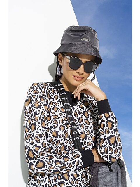 For You Moda Demir Detaylı Safari Antrasit Şapka - S000020535-19351