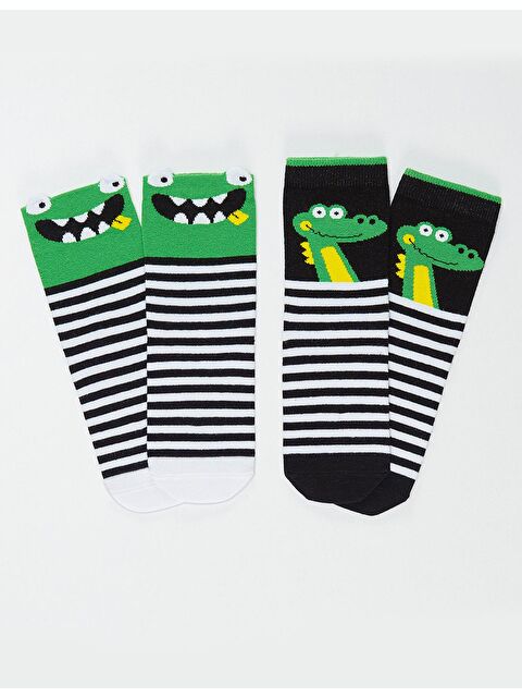 Denokids Kankalar Erkek Soket Çorap 2'li - S000027044-23173