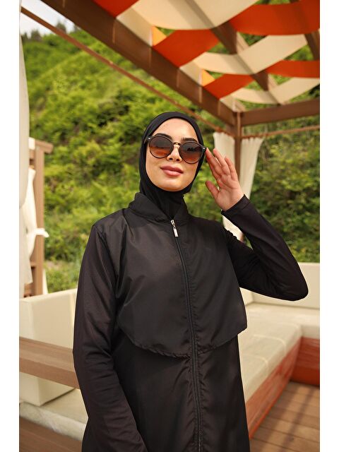 Remsa Mayo Önü Kapaklı Paraşüt Tam Kapalı Tesettür Mayo Nurten - S000107842-19351