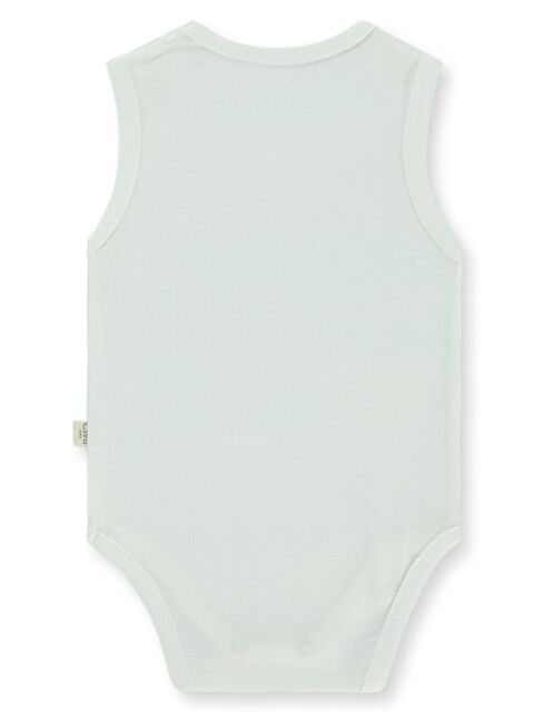 Civil Baby Düz Sıfır Kol 12-36 Ay Çıtçıtlı Badi - Beyaz 12-18 Ay - S000203555-20063