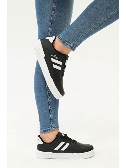 Walkway Sandy Siyah-Beyaz Unisex Sneaker - S000026582-37424