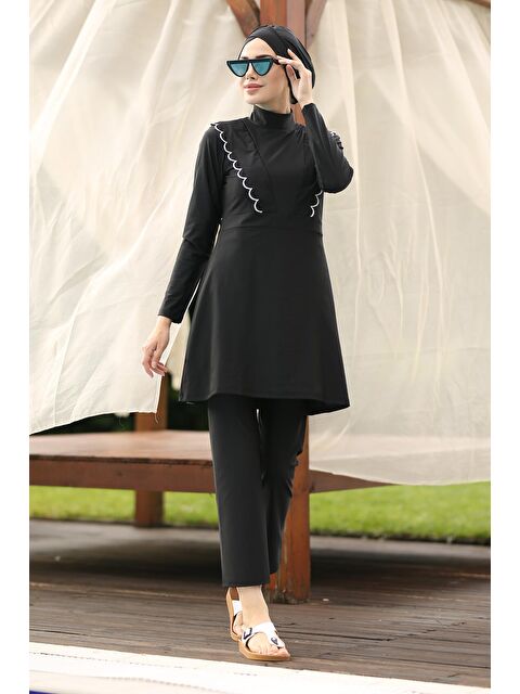 Remsa Mayo Tasarım Tam Kapalı Tesettür Mayo Melek R034 - S000107023-19351