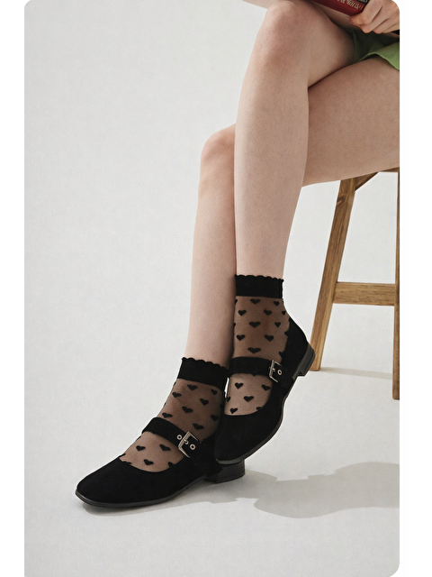 Katia And Bony 22201g1384 Kalpli  Kadın Soket Çorap Siyah - S000144427-19351