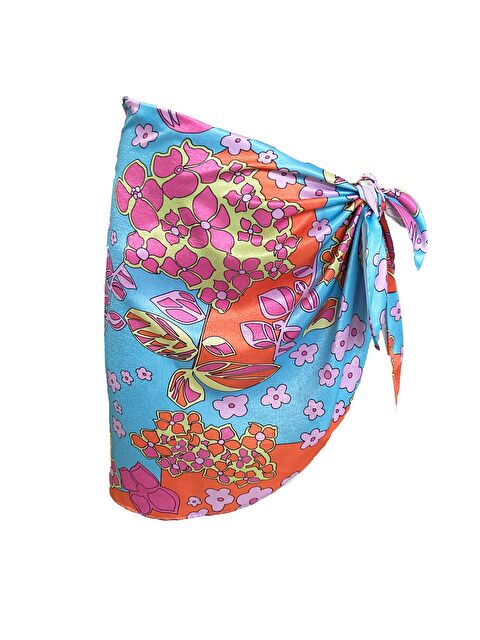 Bolder Hailey Crispy Flower Kısa İç göstermez Pareo - S000012482-20013