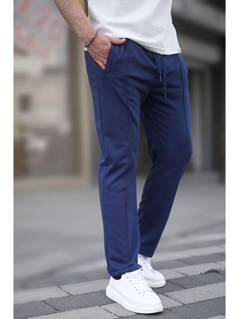 Madmext Lacivert Açık Paça Erkek Eşofman Altı 6515 - S000056843-21164