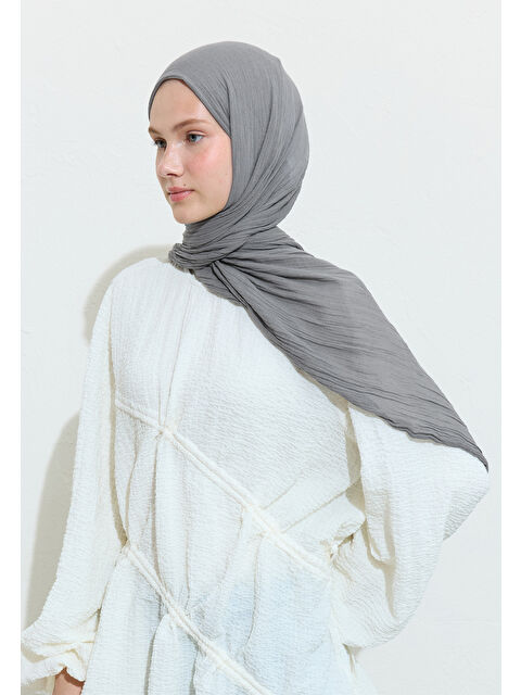 Fresh Scarfs Chıa Seed Water Pamuklu Keten Şal