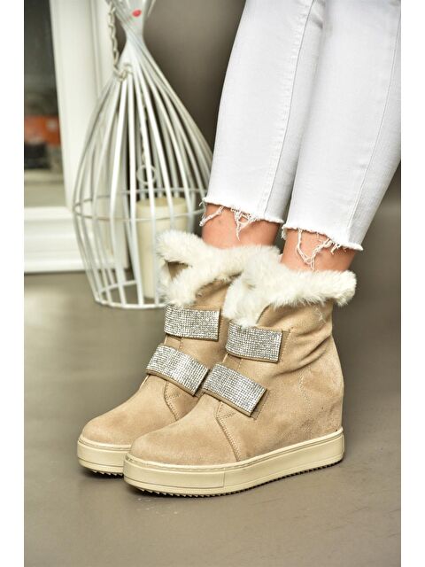 Fox Shoes R6028916 Bej Kadın Bot - S000081383-19928