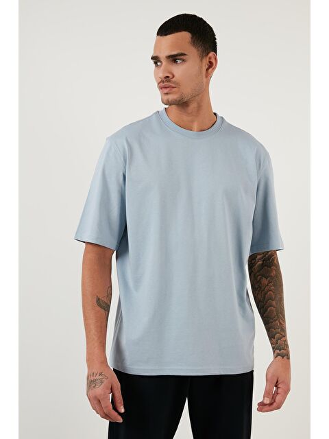 Buratti Pamuklu Oversize Bisiklet Yaka Tişört 5902365 - S000001331-20600