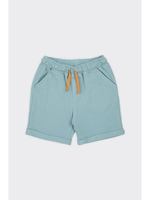 Panço Erkek Bebek Beli Lastikli Yeşil Şort - S000257276-18194