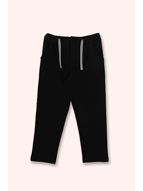 Panço Erkek Çocuk Cepli Siyah Pantolon - S000447124-19351