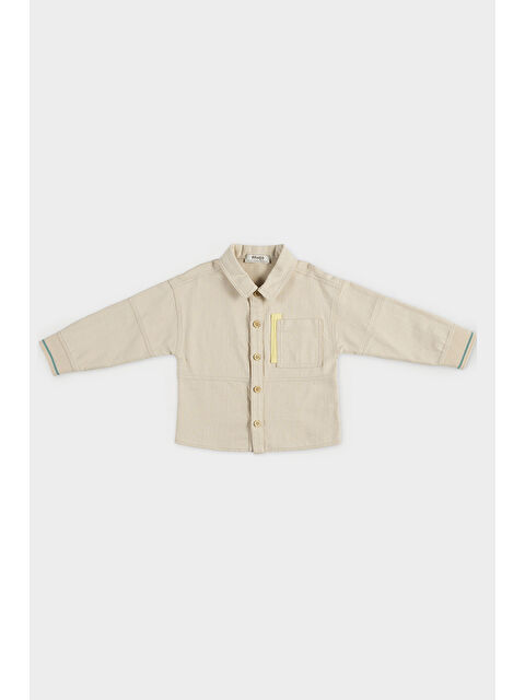 Panço Erkek Bebek Düğmeli Bej Ceket - S000270157-19928