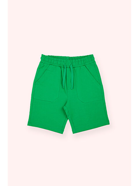 Panço Erkek Çocuk Örme Yeşil Şort - S000274205-18194