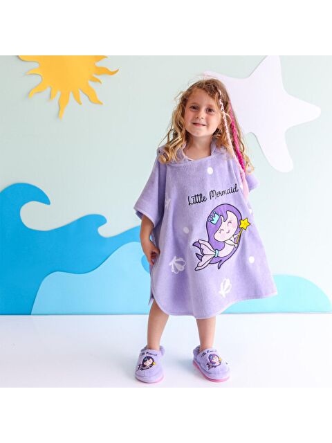Milk&Moo Çocuk Panço ve Ev Terliği Küçük Deniz Kızı - S000012049-20042