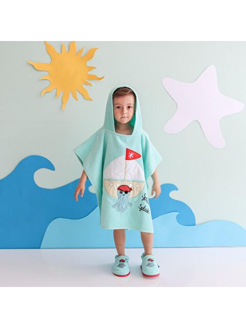 Milk&Moo Çocuk Panço ve Ev Terliği Denizci Ahtapot - S000012049-20055
