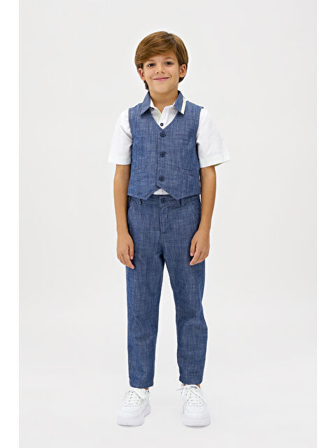 Panço Erkek Çocuk Düğmeli Yelek - S000269923-21164