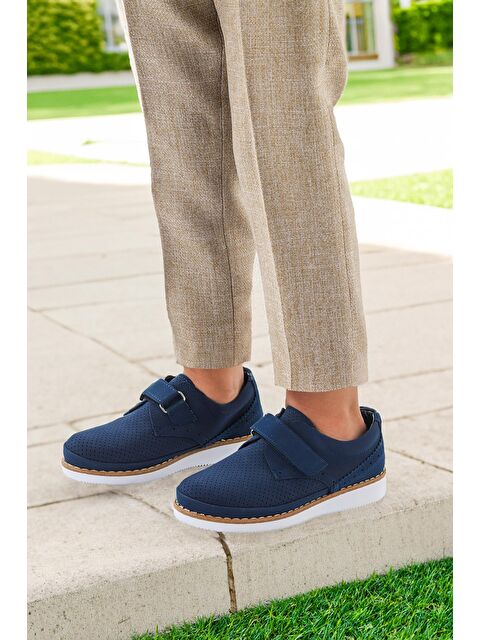 Kiko Kids Cırtlı Erkek Bebek Sünnet Ayakkabısı 100 Nubuk - S000071461-21164