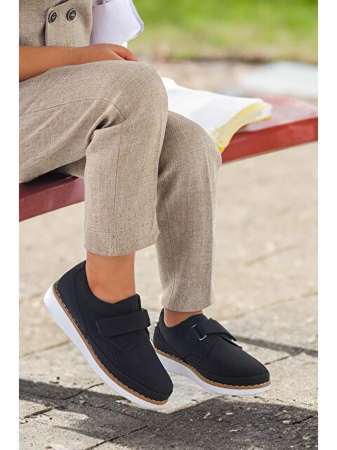 Kiko Kids Cırtlı Erkek Bebek Sünnet Ayakkabısı 100 Nubuk - S000071461-19351