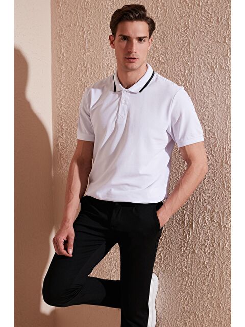 Buratti %100 Pamuk Regular Fit Düğmeli Polo Tişört 59023861 - S000009412-20063