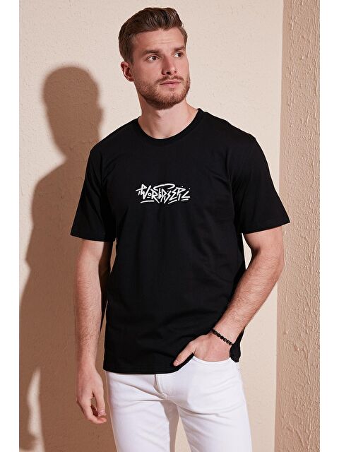 Buratti % 100 Pamuk Relaxed Fit Bisiklet Yaka Tişört 5902603 - S000012082-19351