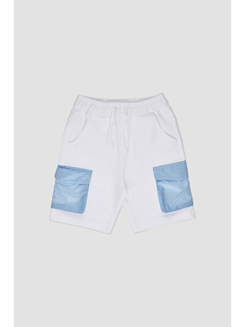Panço Erkek Çocuk Beyaz Örme Şort - S000274216-20063
