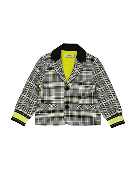 Panço Erkek Çocuk Ekose Desenli Ceket - S000259072-19351