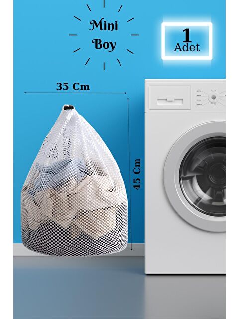 Maison Art BBag | Çamaşır Yıkama Filesi İpli 35X45 Cm | Çorap Perde Filesi - S000074746-20063